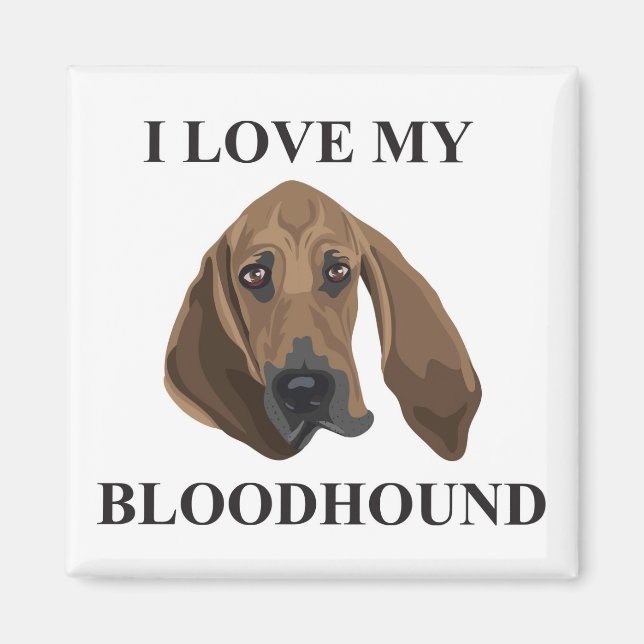 Bloodhound Love Magnet (Front)