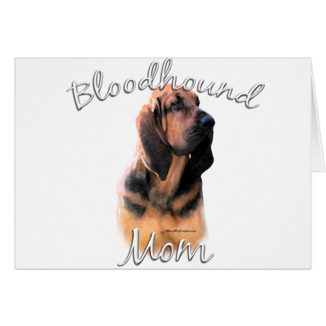 Bloodhound Mom 2 (Front Horizontal)