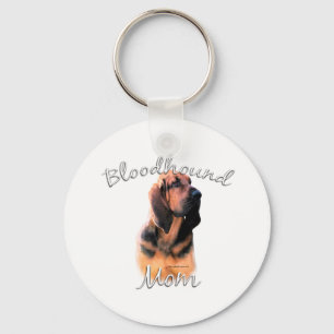 Bloodhound Mom 2 Keychain