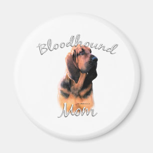 Bloodhound Mom 2 Magnet