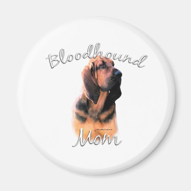 Bloodhound Mom 2 Magnet (Front)