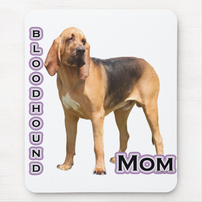 Bloodhound Mom 4 Mouse Pad (Front)