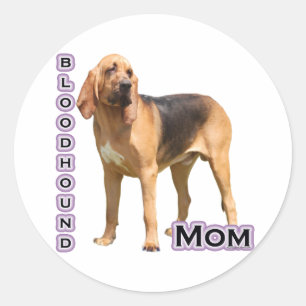 Bloodhound Mom 4 - Sticker