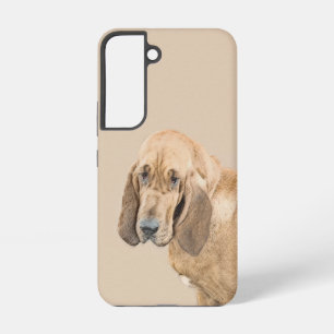 Bloodhound Painting - Cute Original Dog Art Samsung Galaxy Case