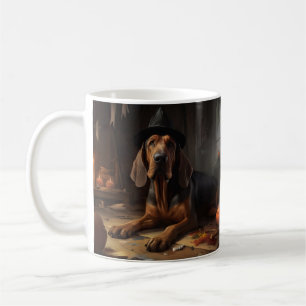 Bloodhound Pumpkins Halloween Scary Coffee Mug