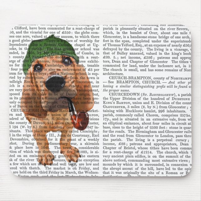 Bloodhound Sherlock Holmes 2 Mouse Pad (Front)