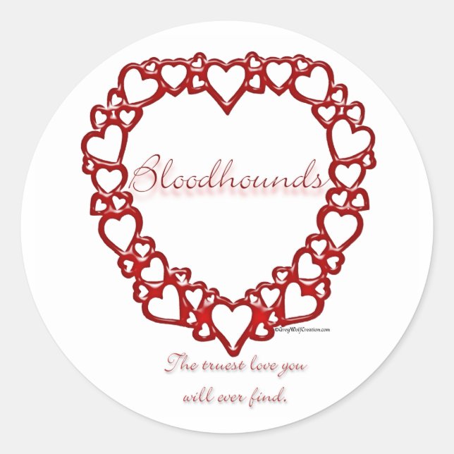 Bloodhound True Love - Sticker (Front)