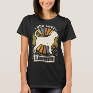 Bloodhound Vintage Classic Retro Dog T-Shirt
