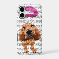Bloodhound With Angelic Pink Halo