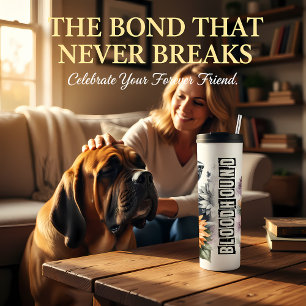 Bloodhound's Gentle Floral Serenity Thermal Tumbler