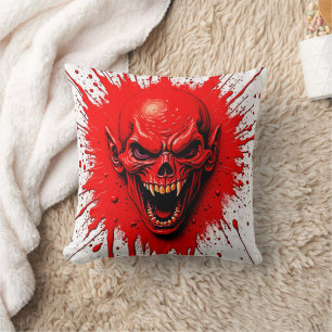 Bloodlust: The Vengeful Vampire Throw Pillow