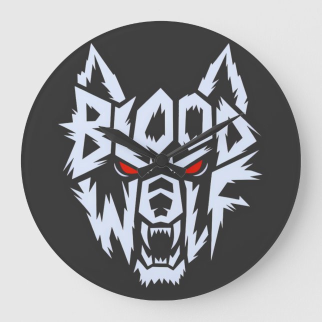 Bloodwolf: The Alpha Awakens Large Clock (Front)