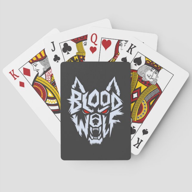 Bloodwolf: The Alpha Awakens Playing Cards (Back)