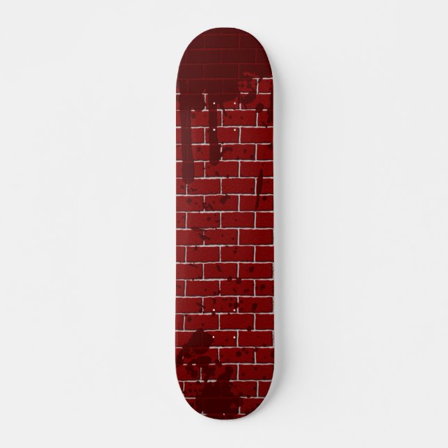 Bloody Brick Wall Skateboard (Front)