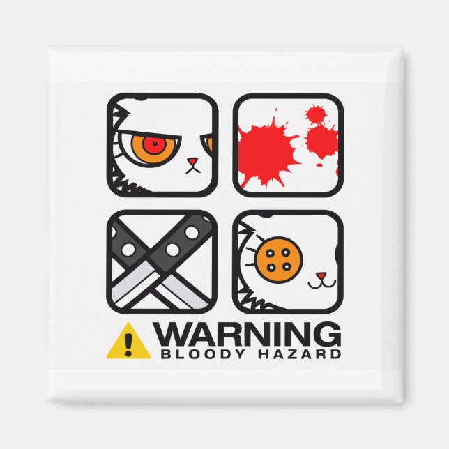 BLOODY BUNNY MAGNET (Front)