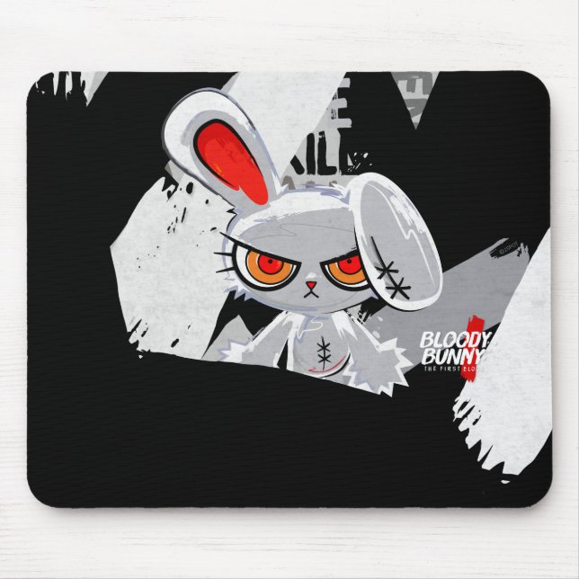 Bloody Bunny Mousepad (Front)