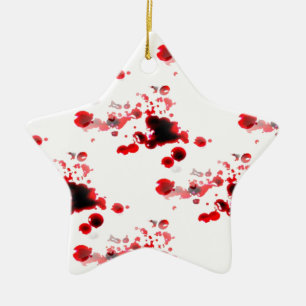 Bloody Ceramic Ornament