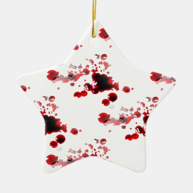 Bloody Ceramic Ornament (Front)