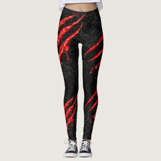  Bloody Claw Marks Leggings