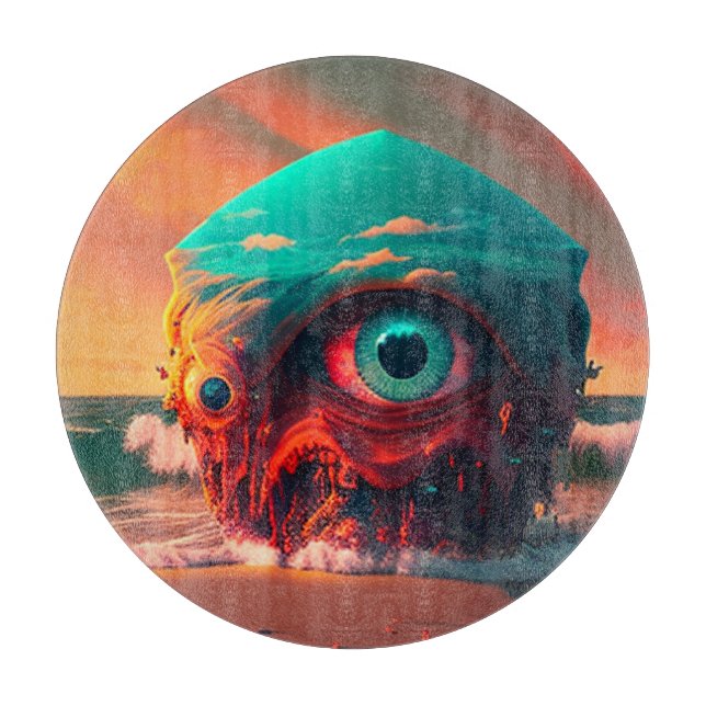 Bloody Eyes Cutting Board (Front)