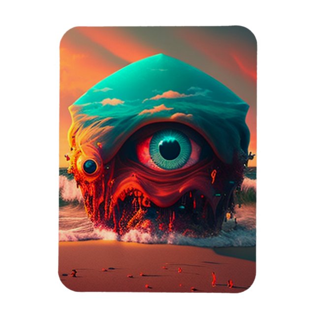 Bloody Eyes Magnet (Vertical)