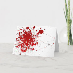 Bloody Greeting Card