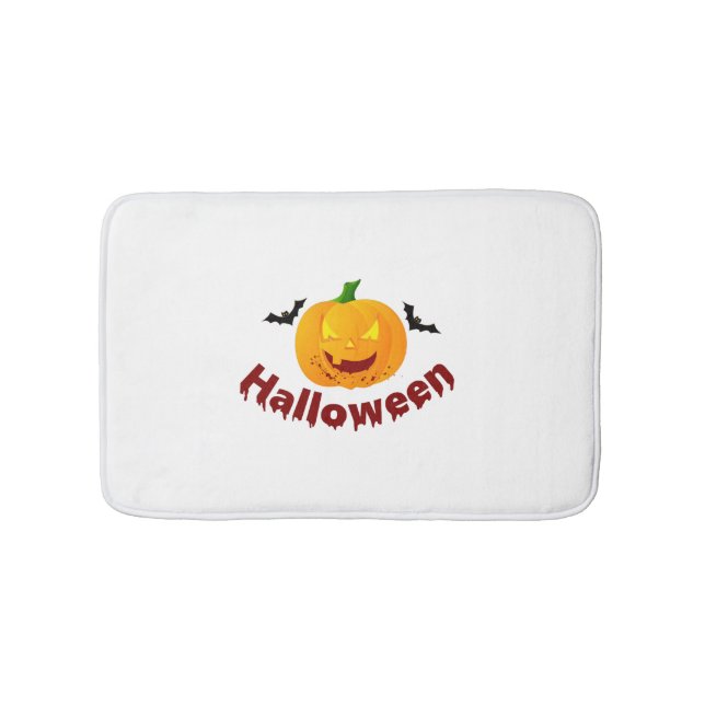 bloody Halloween   Bath Mat (Front)