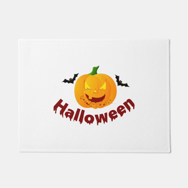 bloody Halloween  Doormat (Front)