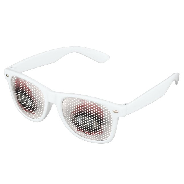 Bloody Halloween Eyes - Sunglasses Party Shades (Angled)