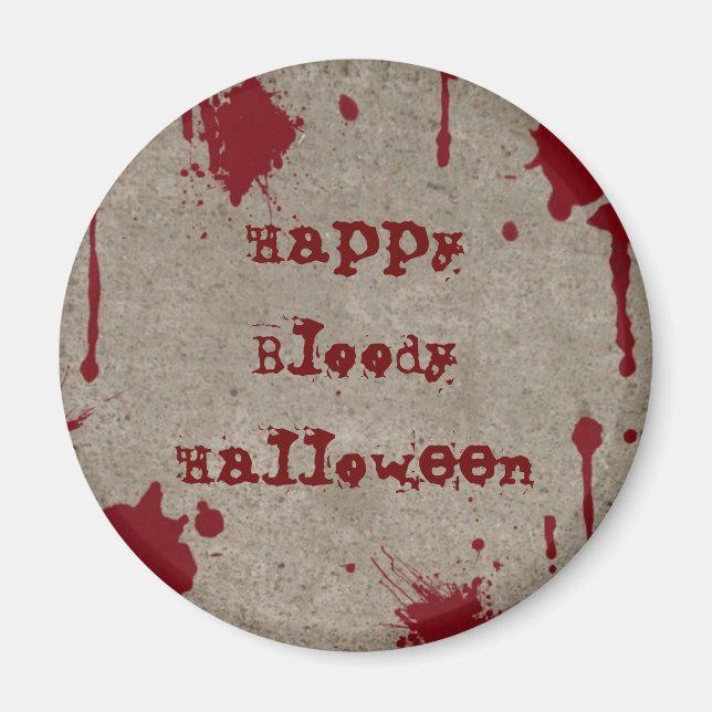 Bloody Halloween Magnet (Devant)