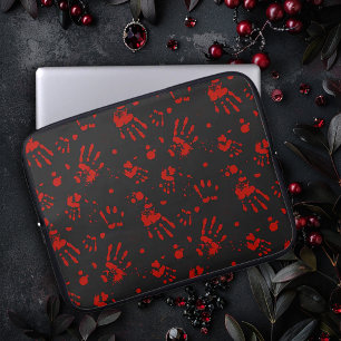 Bloody Hand print Laptop Sleeve