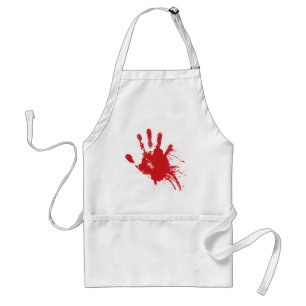 Bloody Handprint Apron