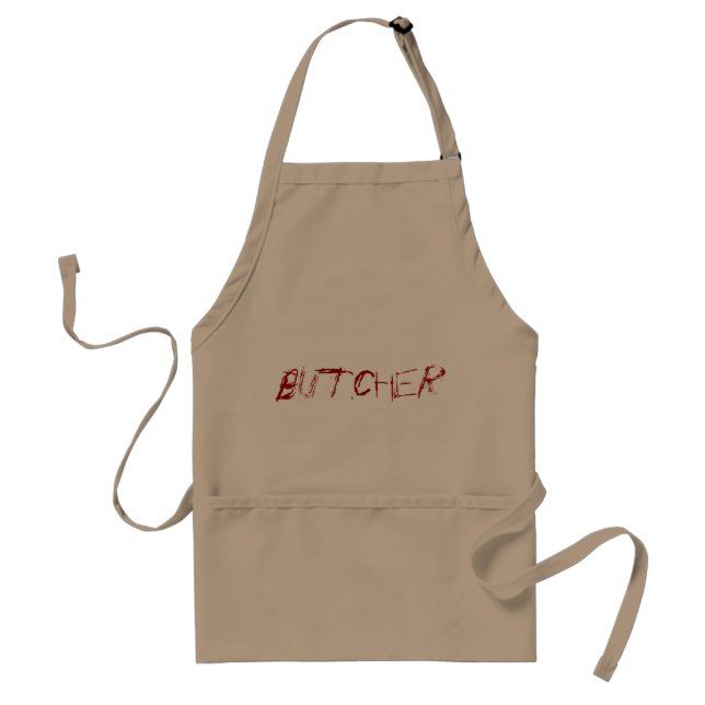Bloody horror halloween butcher chef apron (Front)