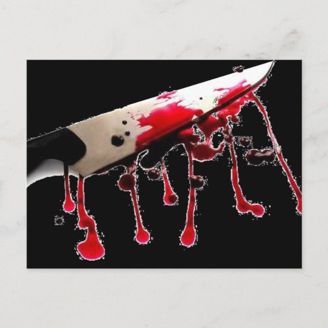 Bloody Knife II Postcard (Front)
