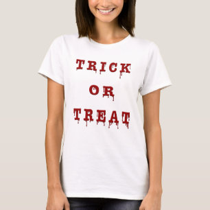 Bloody Letter Trick or Treat T-Shirt