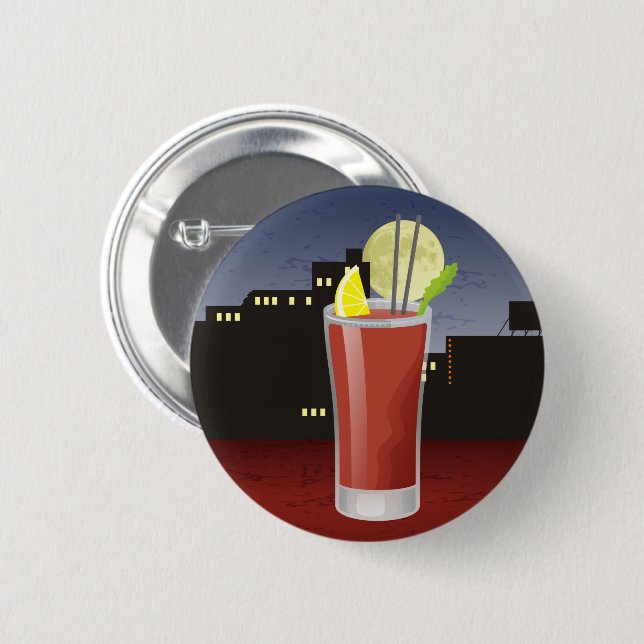 Bloody Mary 2 Inch Round Button (Front & Back)