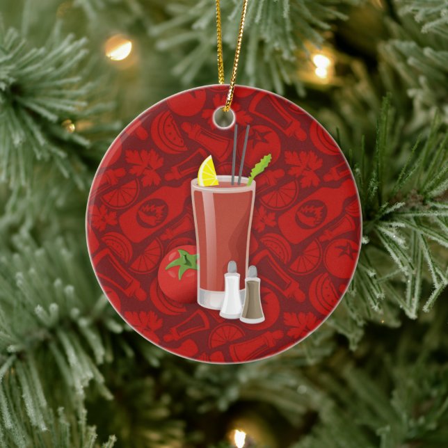 Bloody Mary Ceramic Ornament (Tree)