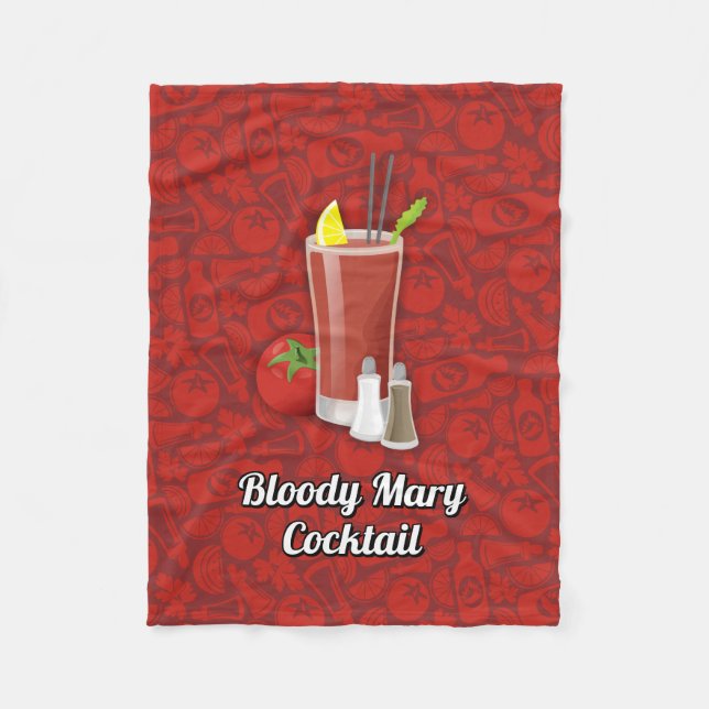Bloody Mary Fleece Blanket (Front)