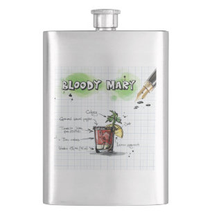 Bloody Mary Hip Flask