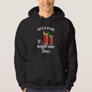 Bloody Mary Time Cute Cocktail  Girls Women Dress Hoodie