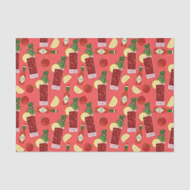 Bloody Mary Tissue Paper (Front)