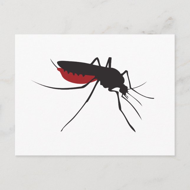Bloody mosquito postcard (Front)