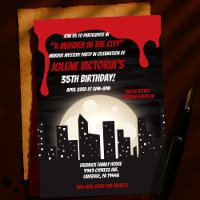 Bloody Murder in the City Murder Mystery Party