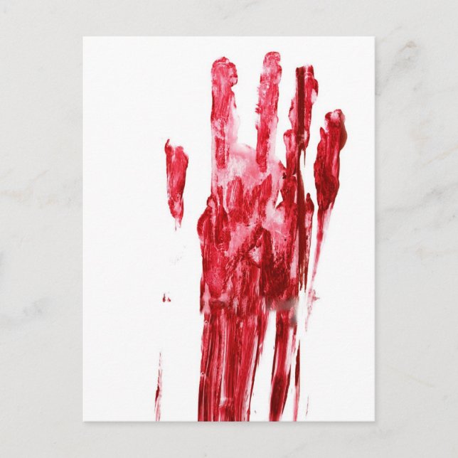 Bloody murder postcard (Front)