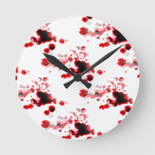Bloody Round Clock