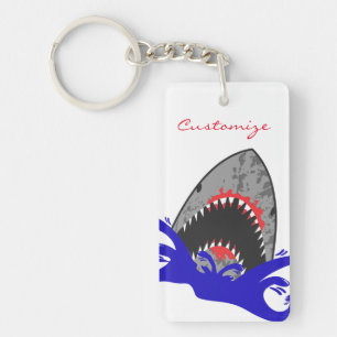 Bloody Shark Jaws Thunder_Cove Keychain