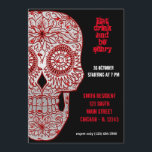 Bloody Sugar Skull Invitation<br><div class="desc">Feel free to contact me for a request or question.</div>