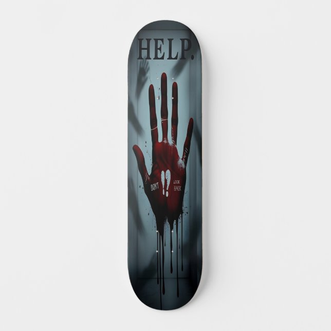 Bloody Warning Edition 1 Skateboard (Front)