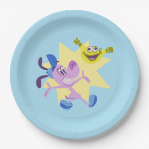 Bloofy and Pouchy Paper Plate