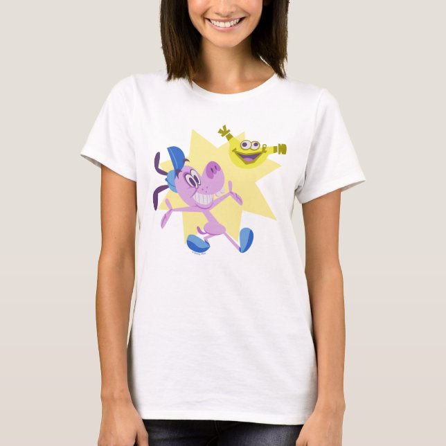 Bloofy and Pouchy T-Shirt (Front)